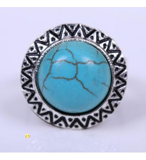 Dámský prsten s tyrkysovým kamenem